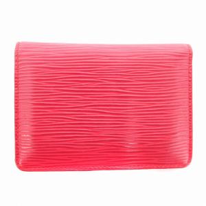 LOUIS VUITTON エピ ポルト ドゥ カルト・ヴェルティカル カードケース 定期入れ 赤 レッド /AE
