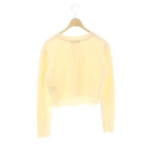 René パールモチーフ装飾 ウール カーディガン ニット アイボリー /MI OS