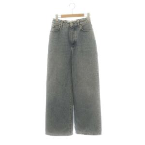 S540Y11X73 ボタンフライ ワイドデニムパンツ 34