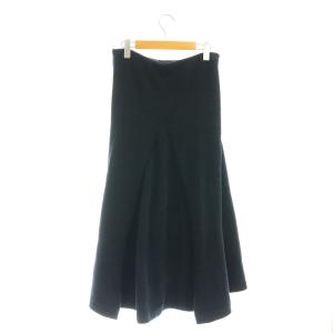MADISONBLUE 23AW SIDE TUCK MERMAID SK MOLE スカート フレア 01 S 黒 /MI OS