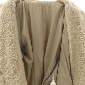 MILA OWEN MILAOWEN ビックカラーミドル丈ボアコート チェスター 1 アイボリー /MI OS