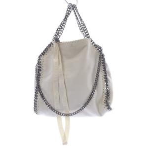 FALABELLA MINI 2wayバッグ ハンドバッグ ショルダーバッグ フェイクスエード 白 ホワイト