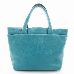 HIROFU ハンドバッグ Hロゴ フェイクレザー 緑 グリーン /UD