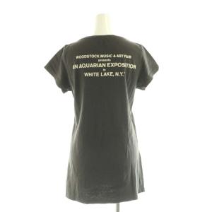 HYSTERIC GLAMOUR woodstockプリント Tシャツ カットソー 半袖 F グレー /AT OS