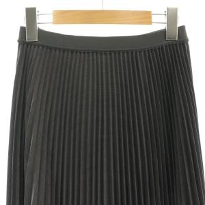 Theory 24AW STR Wool Suit Sunburst SK PO スカート プリーツ ロング S グレー