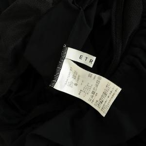 ETRE TOKYO × スピード SPEEDO イージーワイドパンツ ハイウエスト ナイロン S ブラック /MY OS