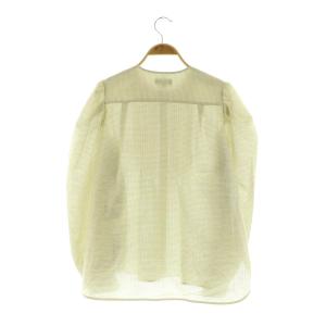 Drawer 25年 RESORT1 ラメチェックブラウス 36 アイボリー