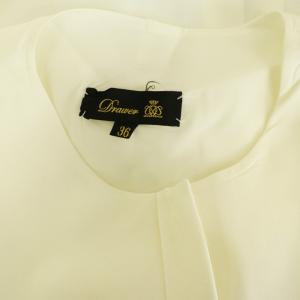 Drawer SPRING リボンブザムブラウス 36 オフホワイト