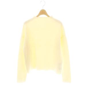 Eliot フェイクパール装飾ハイネックニット セーター アイボリー /MI OS