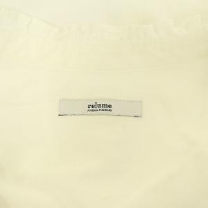 JOURNAL STANDARD relume 23AW コットンブロードフリルブラウス 長袖 F ホワイト /MY OS