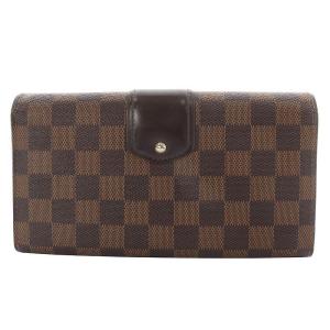 LOUIS VUITTON ダミエ ポルトフォイユ システィナ 長財布 ブラウン N61747