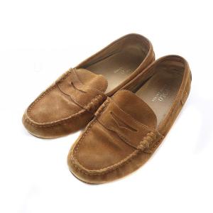 スエードコインローファー ドライビングシューズ US10 28cm 茶 ブラウン /SB AD