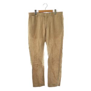 スリムフィットパンツ リネン ベージュ /SS OS