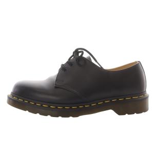 3ホール ギブソン ローカット ワークシューズ レザー UK8 ブラック 10085 /YO17