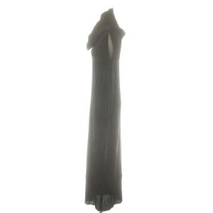 PLEATS PLEASE ISSEY MIYAKE イッセイミヤケ オフタートルネック ワンピース プリーツ 3 黒