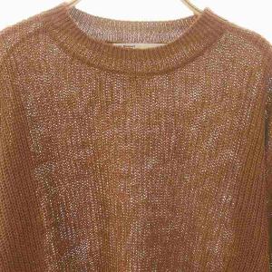 L'Appartement Linen Boys Knit ニット カットソー リネン 茶 /MI OS