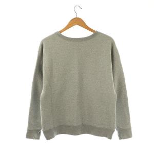 ATON CREWNECK PULLOVER GARMENT スウェット プルオーバー 長袖 02 グレー /HK
