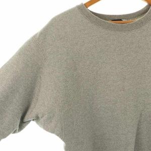ATON CREWNECK PULLOVER GARMENT スウェット プルオーバー 長袖 02 グレー /HK