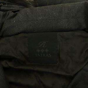 TATRAS CIMA ダウンコート ラクーンファー 02 チャコールグレー LTA19A4581