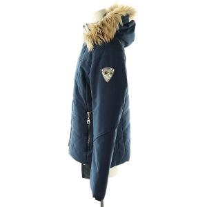 PHENIX 中綿ジャケット フードジャケット ジップアップ S ネイビー /DF OS