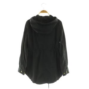 TATRAS CRIDOLA ナイロンモッズコート ジップアップ フード 02 ブラック LTBM23S4533-L