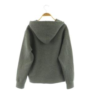 Spick&Span 25SS ストレッチジップフードパーカー ダンボール ストレッチ グレー /MY OS