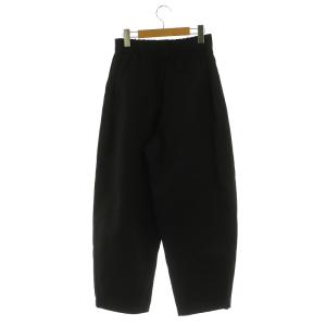 green label relaxing 25SS ハイツイストチノ カーブ パンツ タック ワイド イージー 38 ブラック /MY OS