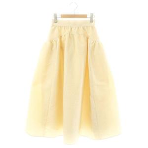 Suzy ecru フレアスカート ロング 34 アイボリー /MI OS