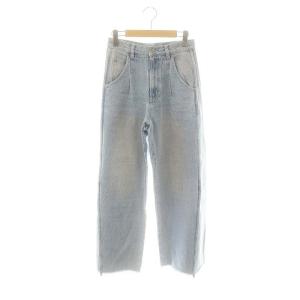 24AW カーヴィデニムパンツ ジーンズ カットオフ 36 水色 0224311085 /AT OS