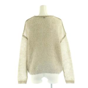 JAMES PERSE ルーズステッチ クルーネックニットプルオーバー セーター 長袖 0 グレー /AT OS SH