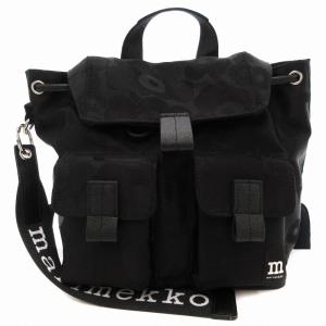 Everything Backpack S Solid バックパック リュックサック 花がら 総柄 黒