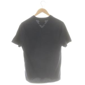 PRADA Vネック 半袖Tシャツ カットソー S ネイビー /ES OS