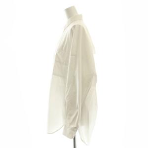 ENFOLD 23SS ROUND-SLIT SHIRT シャツ 長袖 スタンドカラー 38 白 ホワイト /AT OS