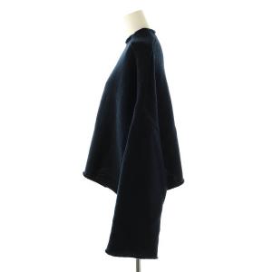 L'Appartement 23AW Short Knit ニット セーター ウール カシミヤ混 紺 /MI OS