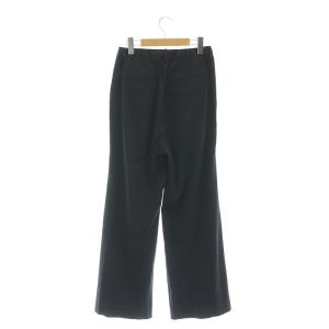 Lisiere L'Appartement 23AW キュプラコットン ワイドパンツ スラックス タック 38 紺 ネイビー /AT OS