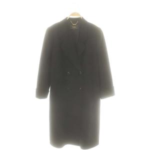 ウール ダブル コート チェスター 13+ 黒 /MI OS
