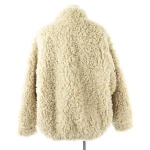 CLANE TANAKA MINAMI CURL FUR SHORT COAT ボア コート 0 XS アイボリー