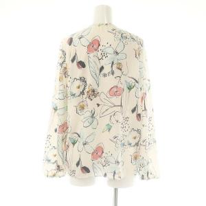 TOMORROWLAND collection 25SS ブルームフラワープリント ブラウス プルオーバー 長袖 36 マルチカラー /DF OS