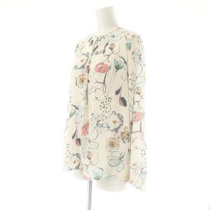 TOMORROWLAND collection 25SS ブルームフラワープリント ブラウス プルオーバー 長袖 36 マルチカラー /DF OS