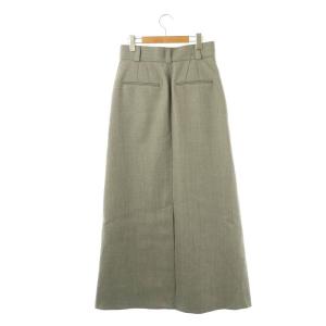 CHAOS ダスティーロングスカート 38 グレー /SS OS