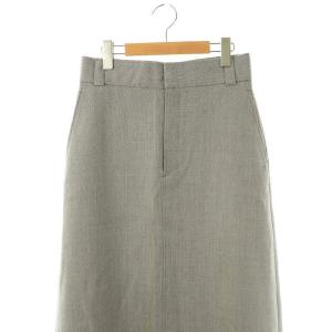 CHAOS ダスティーロングスカート 38 グレー /SS OS