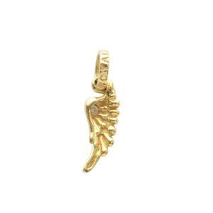 ペンダントトップ チャーム フェザー ダイヤ K18