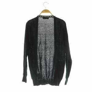 HYSTERIC GLAMOUR スタッズ付きカーディガン トッパー 長袖 F ブラック /MY OS SH