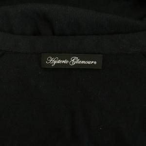 HYSTERIC GLAMOUR スタッズ付きカーディガン トッパー 長袖 F ブラック /MY OS SH