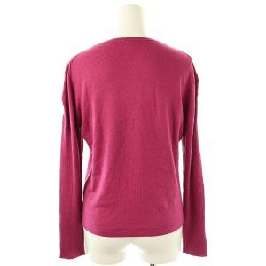 TOCCA シルクカシミヤパフスリーブニットプルオーバー セーター 長袖 M ピンク /HK OS