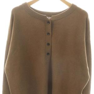 JOURNAL STANDARD 24AW ウールカシミヤ2WAYヘンリー ニット セーター 長袖 F ブラウン /ES OS