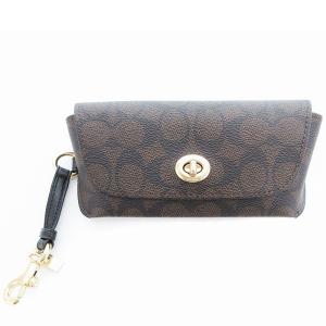 シグネチャー サングラスケース PVC 茶 ブラウン CZ207 /UO