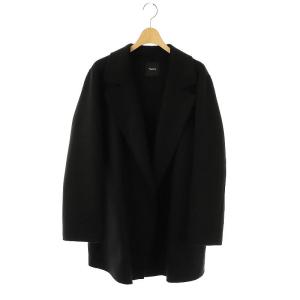 Luxe New Divide Clairene ショートコート チェスター ウール カシミヤ混 L 黒