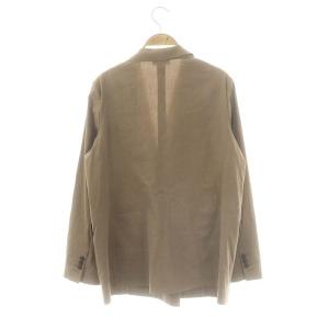 Theory ECO CRUNCH WASH PIAZZA JKT SL ジャケット テーラード ダブル 6 グレージュ