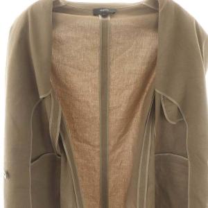 Theory ECO CRUNCH WASH PIAZZA JKT SL ジャケット テーラード ダブル 6 グレージュ